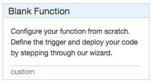 Create Blank Function